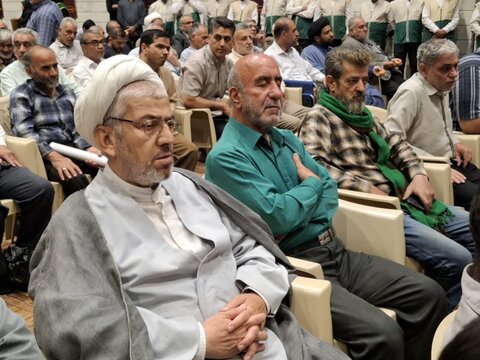 تصاویر / مراسم اولین سالگرد شهدای خدمت در ناحیه مقاومت بسیج کاشان