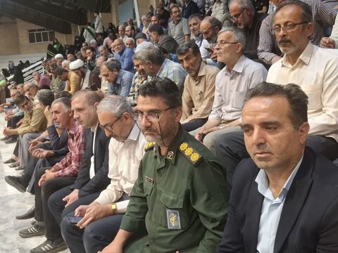 تصاویر / مراسم اولین سالگرد شهدای خدمت در ناحیه مقاومت بسیج کاشان