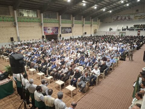 تصاویر / مراسم اولین سالگرد شهدای خدمت در ناحیه مقاومت بسیج کاشان