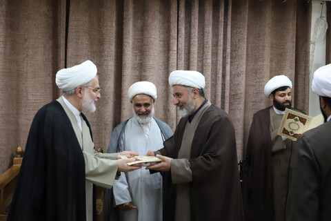 تصاویر/ تجلیل از اساتید و طلاب برتر حوزه علمیه خاتم الانبیاء سنندج