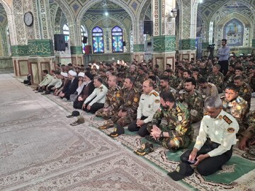 فیلم | اولین سالگرد شهدای خدمت و گرامیداشت شهدای ارتش در آران وبیدگل