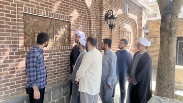 تصاویر/ بازدید طلاب تخصصی سطح سه کلام ارومیه از کلیسای حضرت مریم (س)