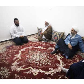 مدیر حوزه علمیه هرمزگان پای درد دل طلاب شهرستان رودان نشست+تصاویر