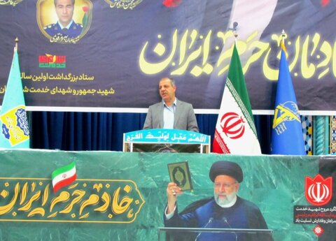تصاویر/ گرامیداشت شهدای خدمت در بندر دیّر
