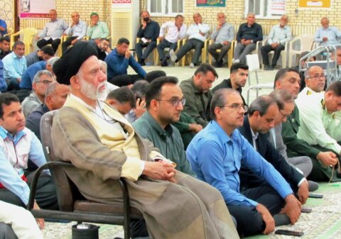 تصاویر/ گرامیداشت شهدای خدمت در بندر دیّر