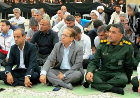 تصاویر/ گرامیداشت شهدای خدمت در بندر دیّر