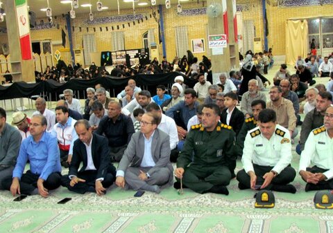 تصاویر/ گرامیداشت شهدای خدمت در بندر دیّر