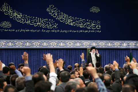 تصاویر/ مراسم بزرگداشت شهید رئیسی و شهدای خدمت با حضور رهبر معظم انقلاب