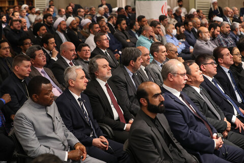 تصاویر/ مراسم بزرگداشت شهید رئیسی و شهدای خدمت با حضور رهبر معظم انقلاب