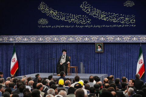 تصاویر/ مراسم بزرگداشت شهید رئیسی و شهدای خدمت با حضور رهبر معظم انقلاب