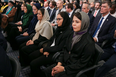 تصاویر/ مراسم بزرگداشت شهید رئیسی و شهدای خدمت با حضور رهبر معظم انقلاب