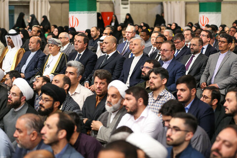 تصاویر/ مراسم بزرگداشت شهید رئیسی و شهدای خدمت با حضور رهبر معظم انقلاب