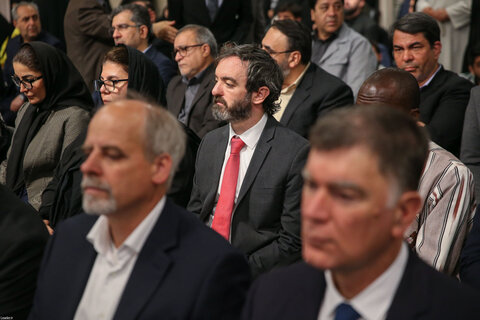 تصاویر/ مراسم بزرگداشت شهید رئیسی و شهدای خدمت با حضور رهبر معظم انقلاب