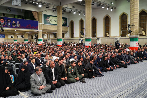 تصاویر/ مراسم بزرگداشت شهید رئیسی و شهدای خدمت با حضور رهبر معظم انقلاب