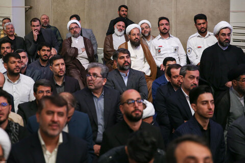 تصاویر/ مراسم بزرگداشت شهید رئیسی و شهدای خدمت با حضور رهبر معظم انقلاب