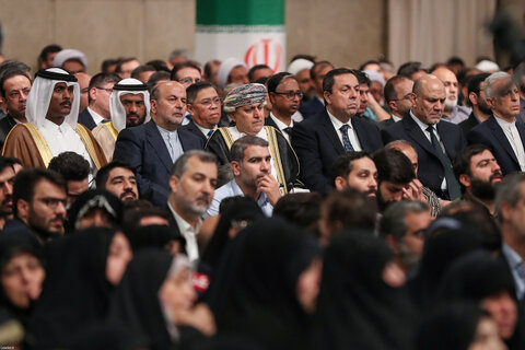 تصاویر/ مراسم بزرگداشت شهید رئیسی و شهدای خدمت با حضور رهبر معظم انقلاب