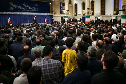 تصاویر/ مراسم بزرگداشت شهید رئیسی و شهدای خدمت با حضور رهبر معظم انقلاب