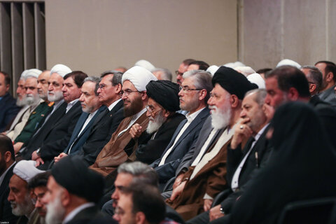 تصاویر/ مراسم بزرگداشت شهید رئیسی و شهدای خدمت با حضور رهبر معظم انقلاب