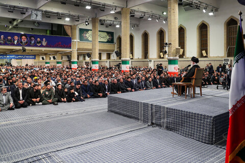 تصاویر/ مراسم بزرگداشت شهید رئیسی و شهدای خدمت با حضور رهبر معظم انقلاب