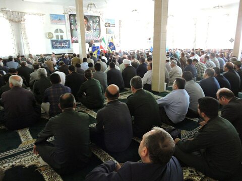 تصاویر/ مراسم گرامیداشت اولین سالگرد شهادت شهدای خدمت در بوکان