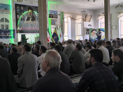 تصاویر/ مراسم گرامیداشت اولین سالگرد شهادت شهدای خدمت در بوکان
