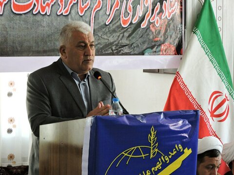 تصاویر/ مراسم گرامیداشت اولین سالگرد شهادت شهدای خدمت در بوکان