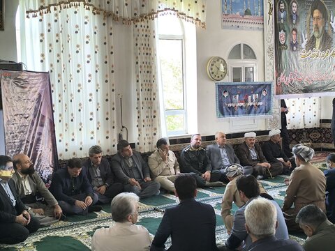 تصاویر/ مراسم گرامیداشت اولین سالگرد شهادت شهدای خدمت در بوکان