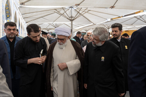 تصاویر/ گرامیداشت اولین سالگرد شهادت آیت الله رئیسی در حرم مطهر رضوی