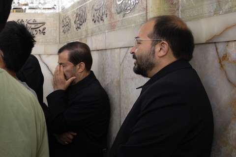 تصاویر/ گرامیداشت اولین سالگرد شهادت آیت الله رئیسی در حرم مطهر رضوی