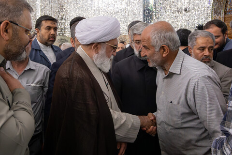 تصاویر/ گرامیداشت اولین سالگرد شهادت آیت الله رئیسی در حرم مطهر رضوی