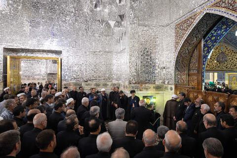 تصاویر/ گرامیداشت اولین سالگرد شهادت آیت الله رئیسی در حرم مطهر رضوی