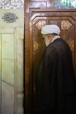 تصاویر/ گرامیداشت اولین سالگرد شهادت آیت الله رئیسی در حرم مطهر رضوی