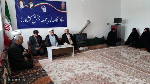 تصاویر/ دیدار مبلغین طرح امین  بخش کشاورز با مدیر مدرسه علمیه شاهین دژ