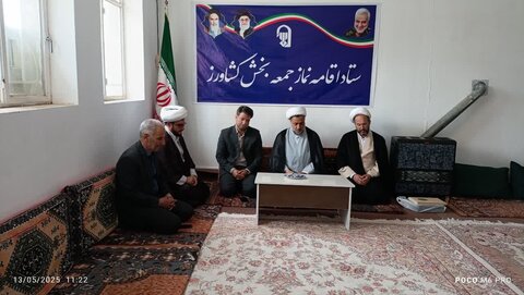 تصاویر/ دیدار مبلغین طرح امین  بخش کشاورز با مدیر مدرسه علمیه شاهین دژ