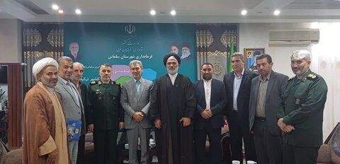 تصاویر/ جلسه هماهنگی  و هم اندیشی هیأت‌ امنای ستاد توسعه و بازسازی عتبات عالیات شهرستان سلماس