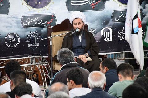 تصاویر/ مراسم بزرگداشت شهدای خدمت در مسجد جامع شهانق خوی