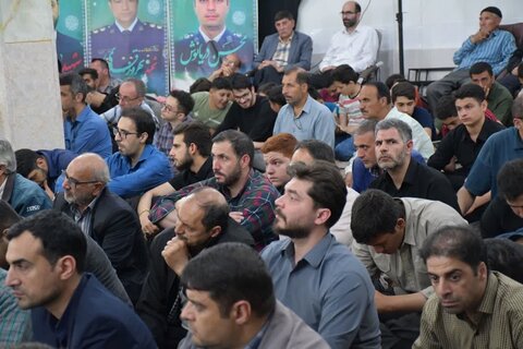 تصاویر/ مراسم بزرگداشت شهدای خدمت در مسجد جامع شهانق خوی