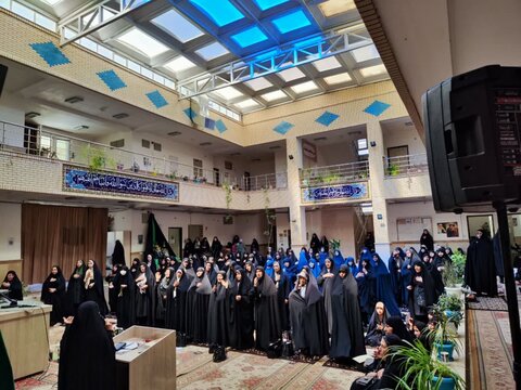 تصاویر/ مراسم بزرگداشت شهدای خدمت در مدرسه علمیه ریحانة الرسول ارومیه