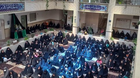 تصاویر/ مراسم بزرگداشت شهدای خدمت در مدرسه علمیه ریحانة الرسول ارومیه