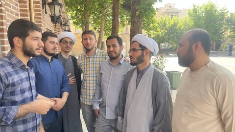 تصاویر/ بازدید طلاب تخصصی سطح سه کلام ارومیه از کلیسای حضرت مریم (س)