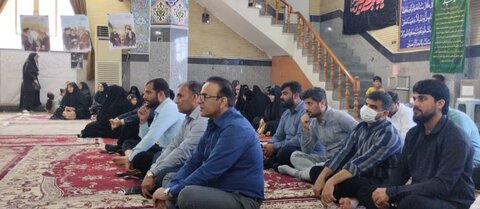 مراسم بزرگداشت شهدای خدمت در مسجد صاحب الزمان عسلویه