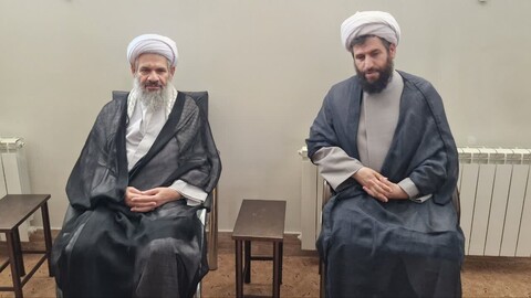 تصاویر/ ديدار اعضای جدید کانون مداحان با امام جمعه شهرستان اهر