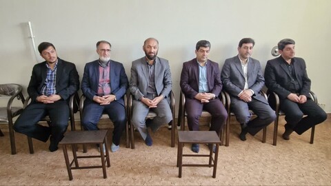 تصاویر/ ديدار اعضای جدید کانون مداحان با امام جمعه شهرستان اهر
