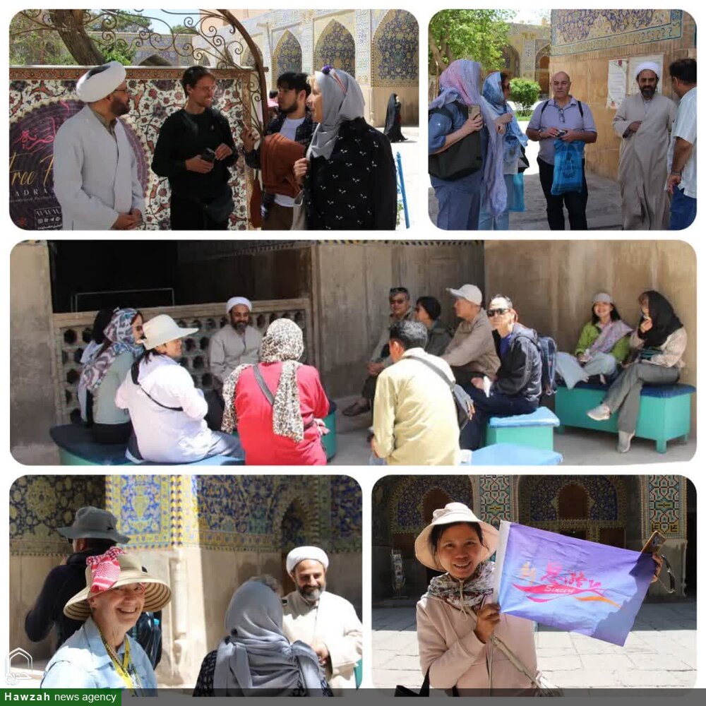 بازدید بیش از ۲۰۰۰ گردشگر خارجی از مدرسه ناصریه در اصفهان+ عکس