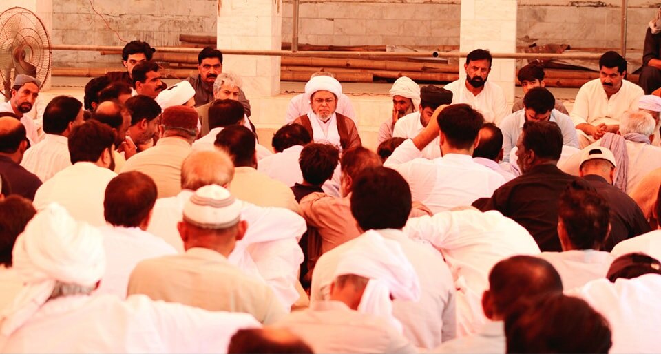 علامہ شبیر میثمی کی جھنگ میں چہلم حاجی زوار سید ہادی حسین شاہ کے رسم قل خوانی میں شرکت اور خطاب