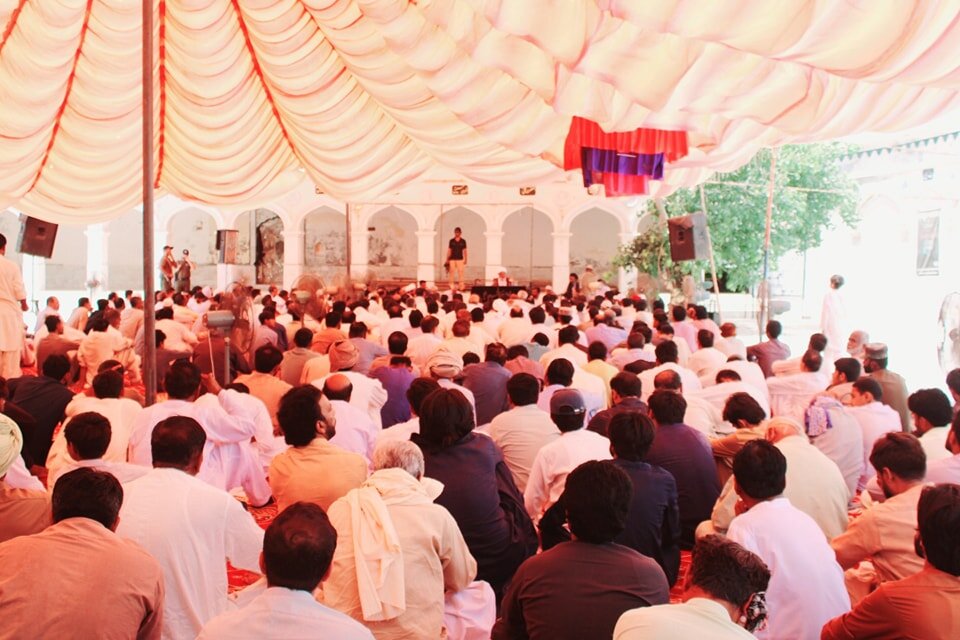 علامہ شبیر میثمی کی جھنگ میں چہلم حاجی زوار سید ہادی حسین شاہ کے رسم قل خوانی میں شرکت اور خطاب