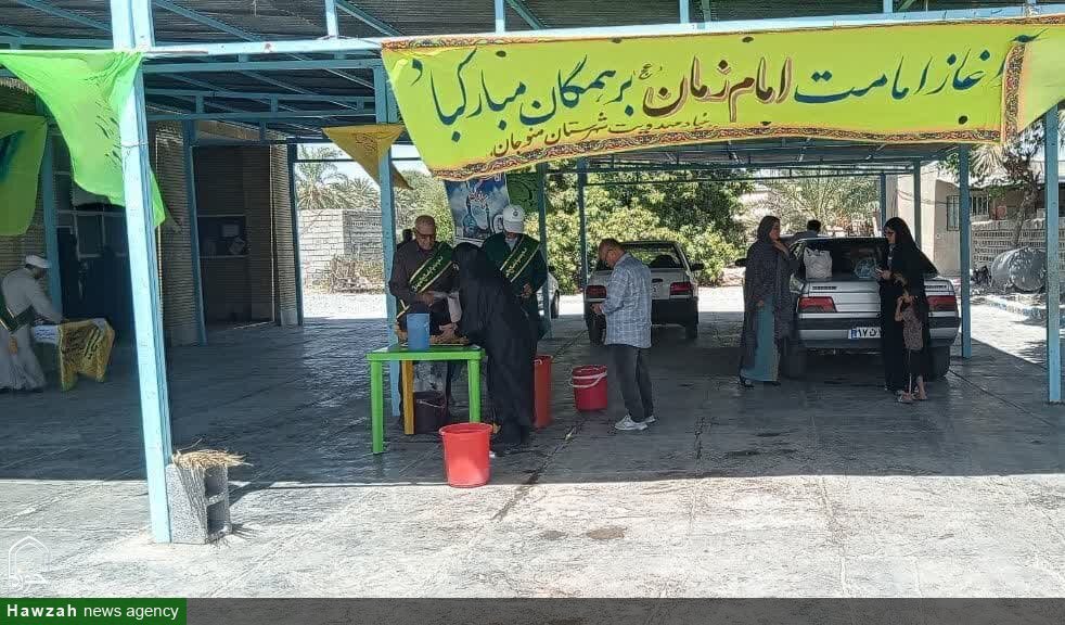 امام محله و امام جمعه محرومان در شهرستان منوجان + تصاویر