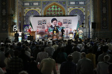 تصاویر / مراسم بزرگداشت شهدای خدمت در مسجد مقدس جمکران