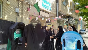 تصاویر/ مراسم بزرگداشت شهید رئیسی به همت طلاب خواهران سلماس