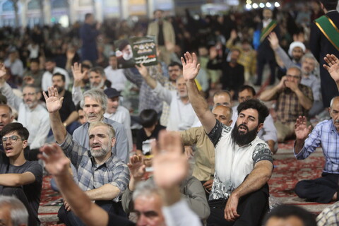 تصاویر / مراسم بزرگداشت شهدای خدمت در مسجد مقدس جمکران